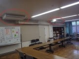 (加茂中学校)会議室：エアコン設置完了